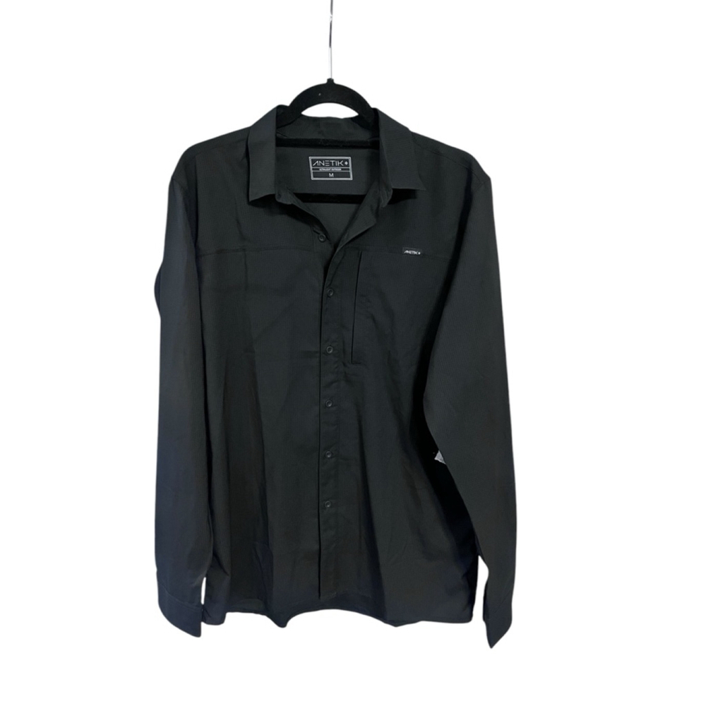 Anetik NWT Technician Button Up Men's Size Medium Long Sleeve Shirt Outdoor Hike